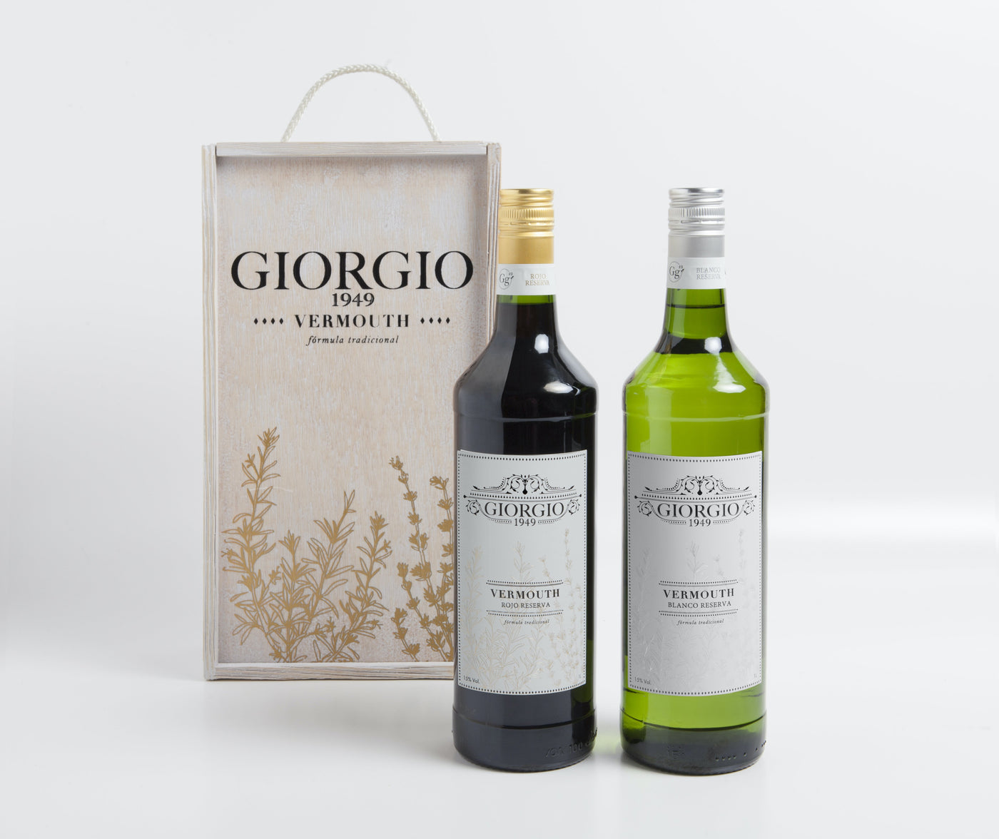 vermouth giorgio 1949 reserva rojo y blanco